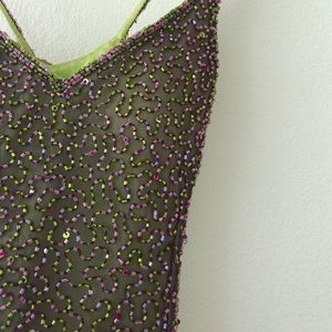 Enjoy 10% off! Je Matadi Green Beaded Formal Gown